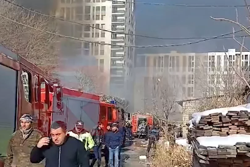 Bakıda güclü partlayışdan ən SON GÖRÜNTÜLƏR - ÖZƏL