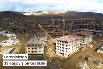Cəbrayılda 33 yaşayış binası inşa edilir - VİDEO