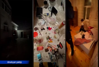 Qrup halında narkotik qəbul edilən ev aşkarlandı – VİDEO