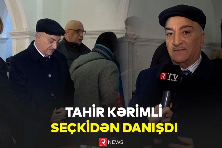 Tahir Kərimli seçkidən DANIŞDI - VİDEO