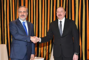 Azərbaycan Prezidenti Hakan Fidanla görüşdü 