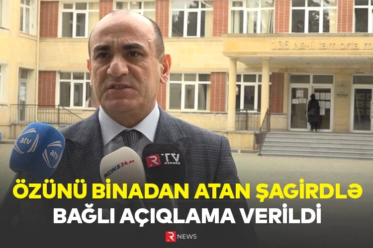 Özünü məktəb binasından atan şagirdlə bağlı BŞTİ-nin AÇIQLAMASI - ÖZƏL