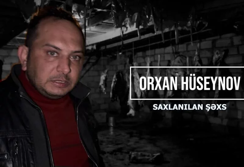 Orxan Hüseynov belə saxlanıldı - ANBAAN VİDEO