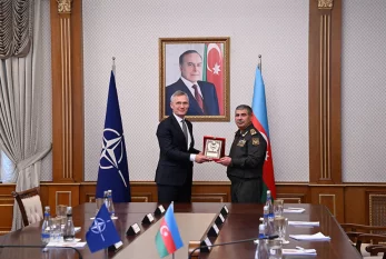 Zakir Həsənov NATO-nun Baş katibi ilə görüşüb 