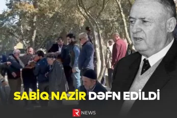 Sabiq nazir dəfn edildi - ÖZƏL VİDEO