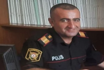 Həlak olan polisin medalı ailəsinə verildi 