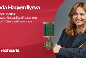 Sevda Haqverdiyeva Tərəqqi medalı ilə təltif edildi 