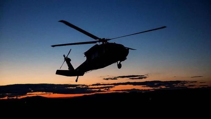 Hərbi helikopterin qəzaya uğradı: