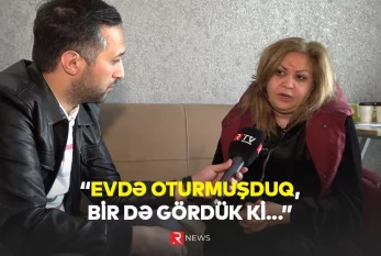 Güclü külək evin damını uçurdu, tavanın altında qaldılar - ÖZƏL