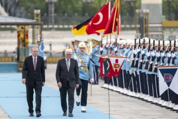 Almaniya prezidenti Ştaynmayer Ankaradadır 