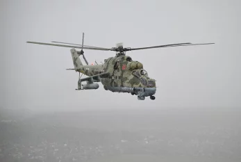 Mi-24 helikopteri qəzaya uğradı 