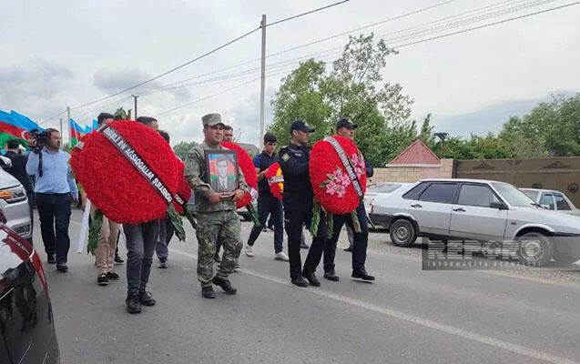 Şəhidimiz dəfn edildi - FOTO