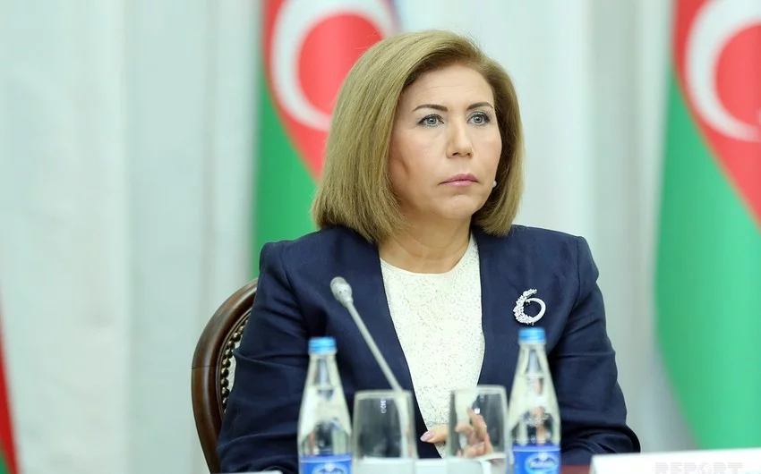 Bahar Muradova Milli Məclisə hesabat verir 