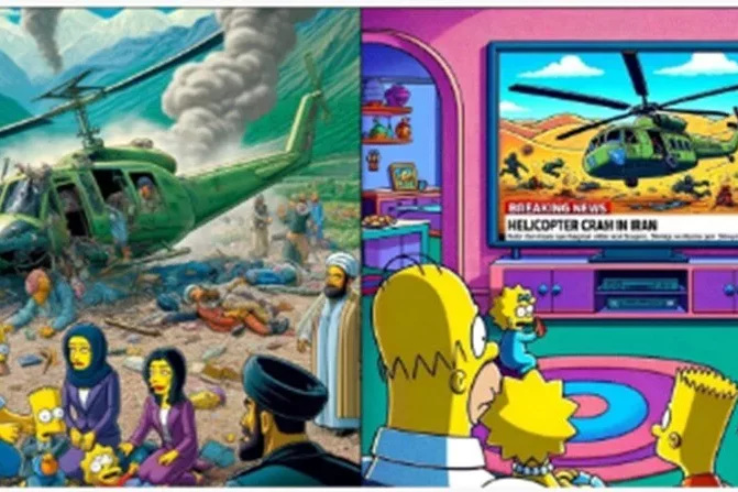 "Simpsonlar" Rəisinin helikopter qəzasını da biliblər? 