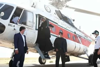 Qəzaya düşən helikopterdən yeni görüntülər - VİDEO