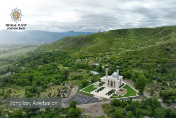 Zəngilanda yeni inşa olunan məscidin açılışı - FOTO