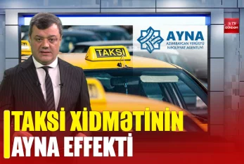 Taksi xidmətinin  "AYNA"dakı əksi - VİDEO
