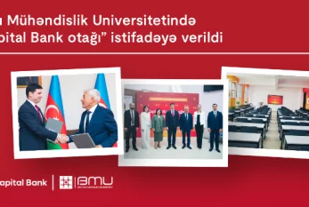 Bakı Mühəndislik Universitetində “Kapital Bank otağı" istifadəyə verildi 