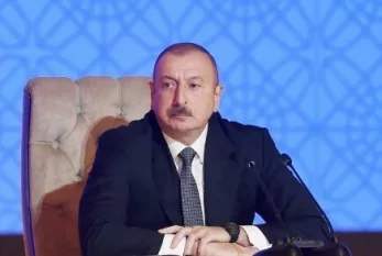 İlham Əliyev beynəlxalq konfransın iştirakçılarına müraciət etdi 