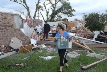 ABŞ-da tornado: Ölənlər var