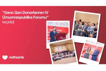 “Gənc Qan Donorlarının IV Ümumrespublika Forumu” baş tutub 