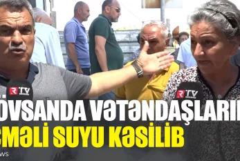 Hövsanda içməli su problemi: 