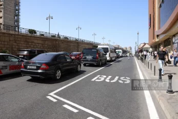 Tbilisi prospektində "manatlıq" taksilərin fəaliyyəti dayandırılıb 