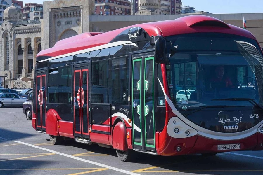 5 avtobus marşrutunun hərəkət istiqaməti dəyişdiriləcək 