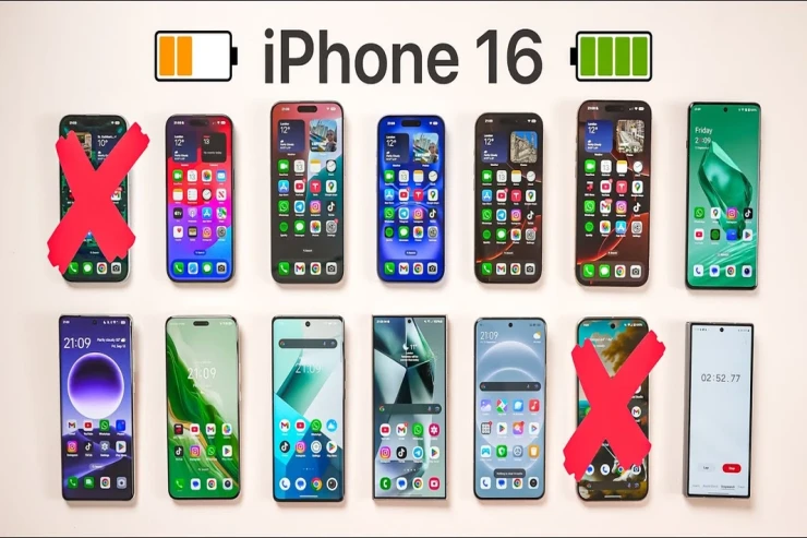 “iPhone 16”ın Android telefonları ilə MÜQAYİSƏSİ - Ən çox sarj saxlayan smartfon