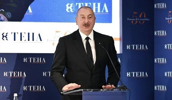 Prezident İtaliyada mühüm forumda çıxış etdi - FOTOLAR