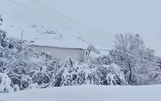 Qar yağdı - Faktiki hava