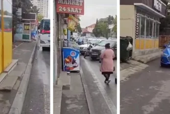 Bakıda səkilər obyekt sahibləri tərəfindən zəbt olundu – VİDEO