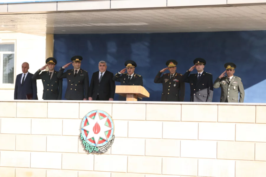 Hərbi prokuror DİN-in Daxili Qoşunlarının hərbi qulluqçuları ilə görüşdü - FOTOLAR