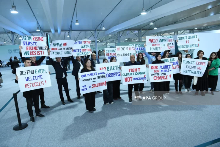 COP29-da səssiz aksiya - FOTO