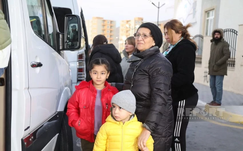 Cəbrayıl şəhərinə növbəti köç karvanı yola salınıb 