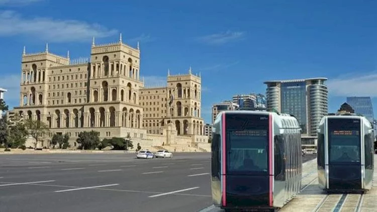 Bakıda yeni növ avtobuslar... 