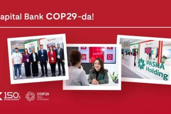 "Kapital Bank" COP29-da iştirakını davam etdirir 