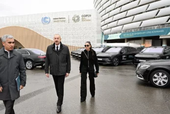 Mehriban Əliyeva Bakı Olimpiya Stadionundan paylaşım edib 