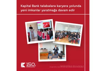 Kapital Bank tələbələrə karyera yolunda yeni imkanlar yaratmağa davam edir 