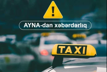 AYNA-dan "Bolt"-a XƏBƏRDARLIQ: 