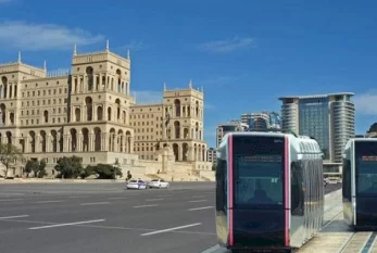 Bakıda yeni növ avtobuslar... 