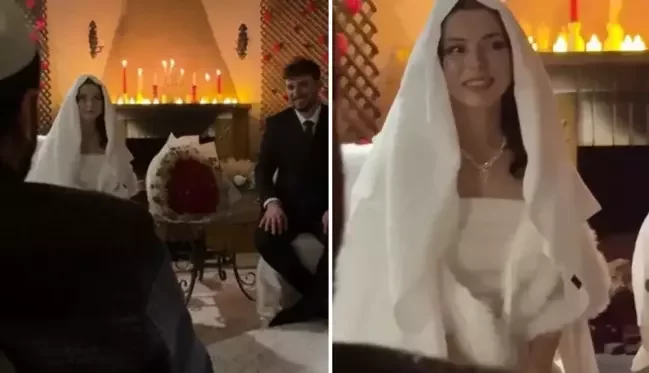 Nikah vaxtı gəlin mollanın istəyi qarşısında ACİZ QALDI - VİDEO