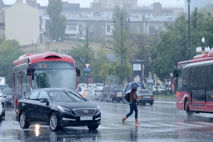 Sabah Bakıya yağış yağacaq - PROQNOZ