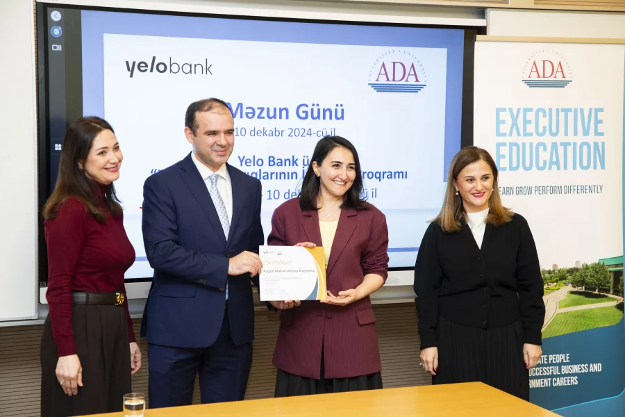 Yelo Bank əməkdaşları üçün təşkil edilmiş liderlik proqramı başa  çatdı! 