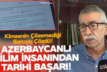 Azərbaycanlı alim tarixi nailiyyətə imza atıb 