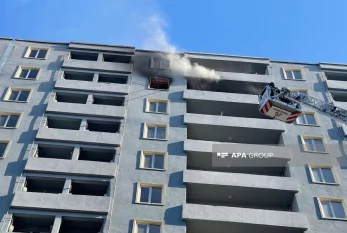 Saray qəsəbəsində yaşayış binasında yanğın 