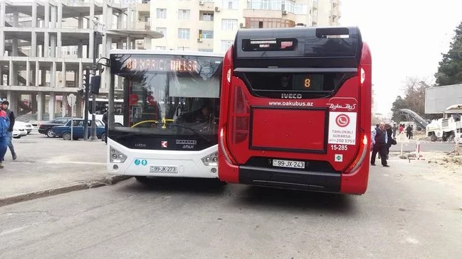 Bakıda artan avtobus qəzaları - 